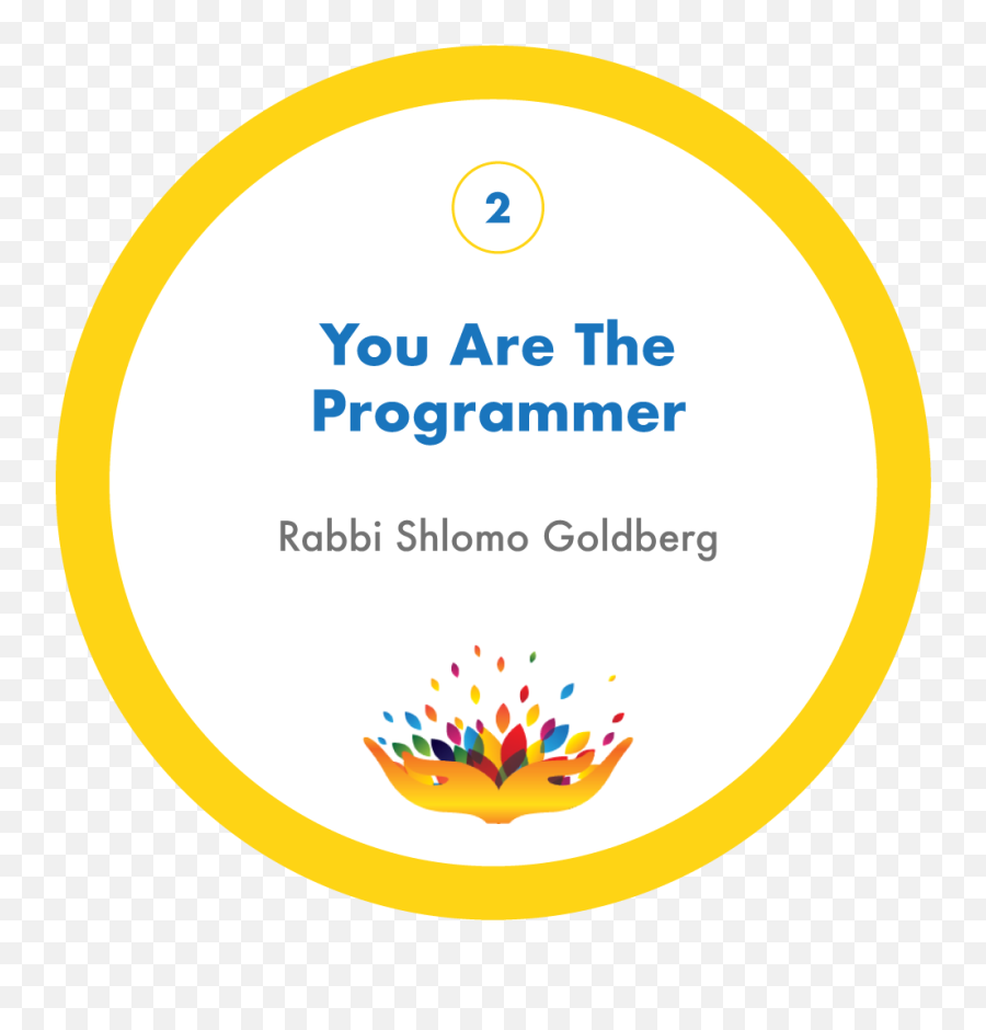 You Are The Programmer With Rabbi Shlomo Goldberg U2014 Amatz Initiative Png