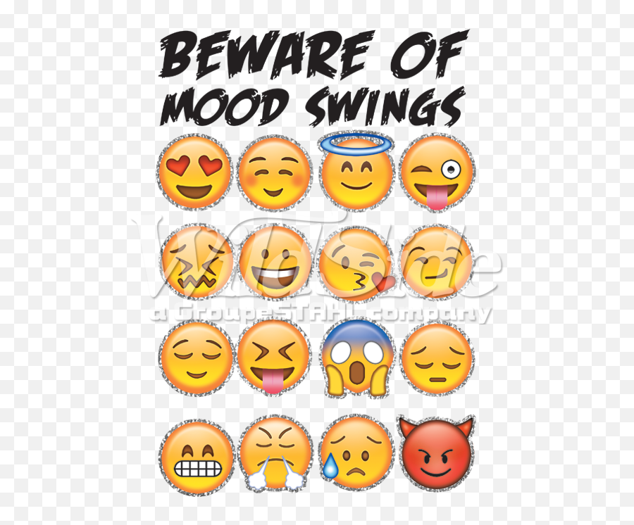 Download Transparent Glitter Emoji Png - Mood Swings In Smiley,Dabbing Emoji Png