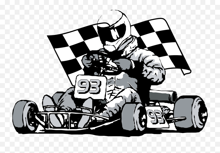Banner Free Stock Kart Racing Flags Auto Flag Sketch - Go Go Kart Vector Png,Racing Flags Png