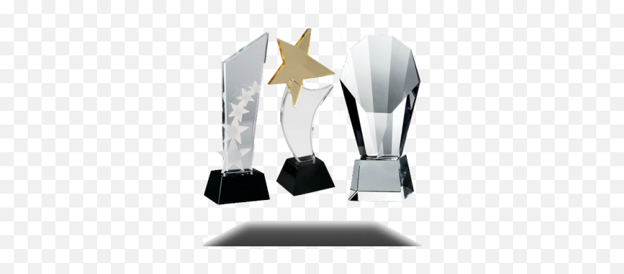 Crystal Glass Personalised Corporate Awards Wooden - Transparent Crystal Trophy Png,Trophies Png