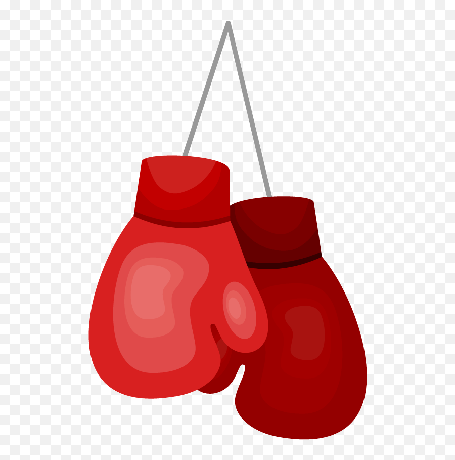 Red Boxing Gloves Competition - Boxing Glove Illustration Clip Art Png,Boxing Gloves Transparent