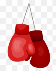 Red Boxing Gloves Competition - Boxing Glove Illustration Clip Art Png,Boxing Gloves Transparent