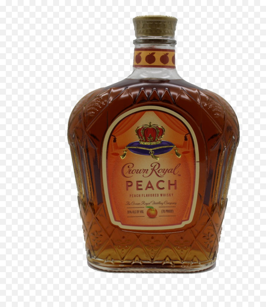 Crown Royal Peach - Whiskey Bottle No Background Png,Crown Royal Png