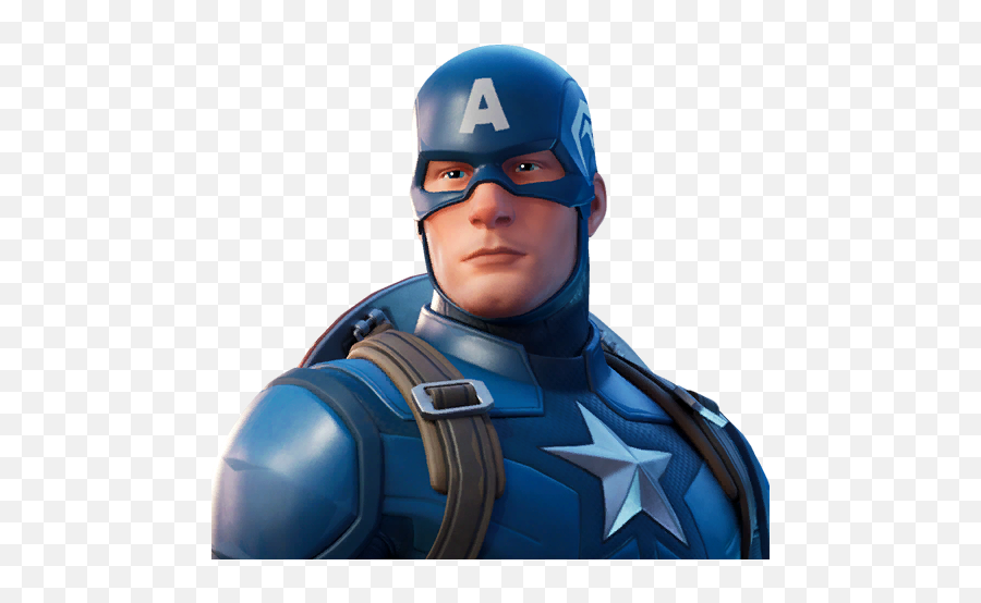 Captain America - Fortnite Captain America Skin Png,Captain Png