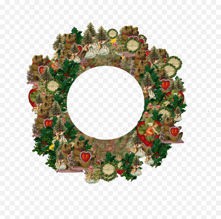 Vintage Christmas Wreath Png Free Stock Photo - Public Wreath,Christmas Wreath Png
