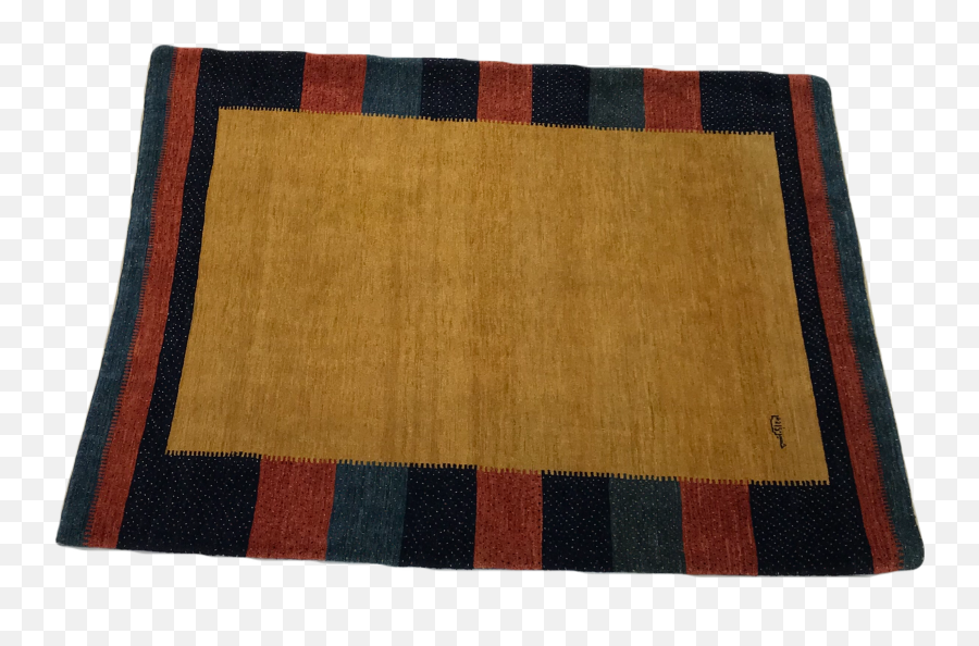 Mod2029 100wool Pile Hand Knotted In Iran Gabbeh Rug With - Patchwork Png,Yellow Background Png