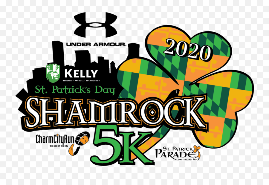 Under Armour Kelly St Patricku0027s Day Shamrock 5k U2014 Charm - Graphic Design Png,St Patrick Day Png