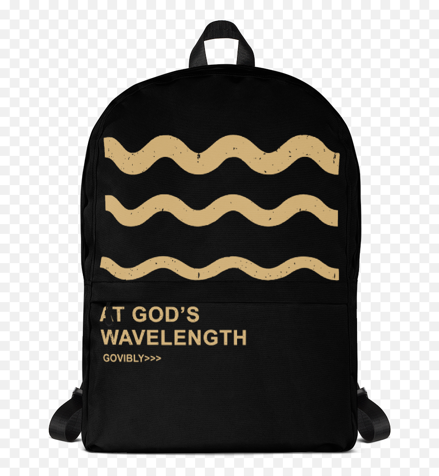 At Godu0027s Wavelength Backpack - No Step On Snek Backpack Png,Wavelength Png