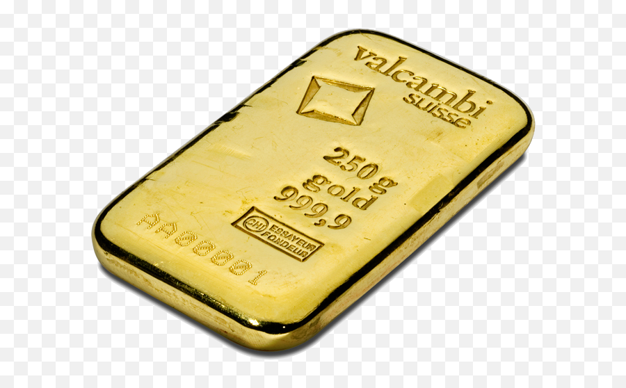 250g Gold Bar - Lingot Or 250 Grammes Png,Gold Bar Png