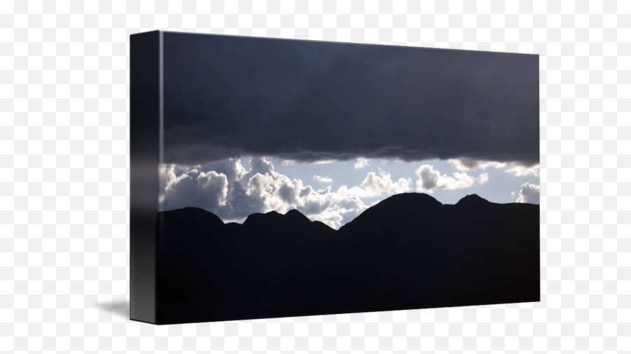 Adirondack Mountain Silhouette - Horizontal Png,Mountain Silhouette Png