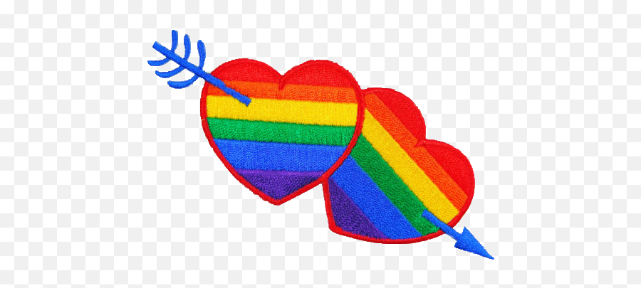 Download Hd N1ghtcrawlers - Rainbow Heart Pride Peace Transparent Hearts Rainbow Png,Rainbow Heart Png