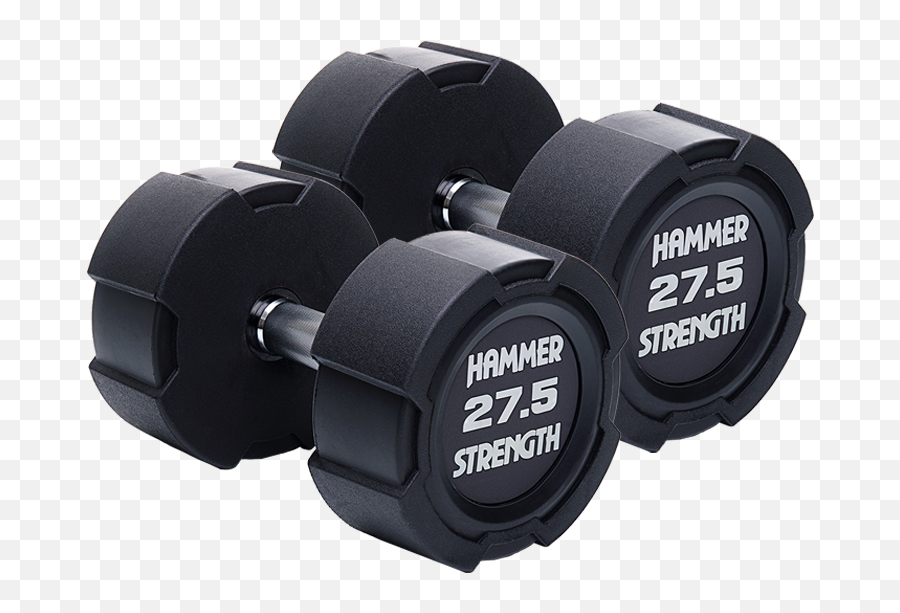 Hammer Strength Dumbbells - Rubber Hsdb Life Fitness Hammer Strength Rubber Dumbbells Png,Dumbbells Png