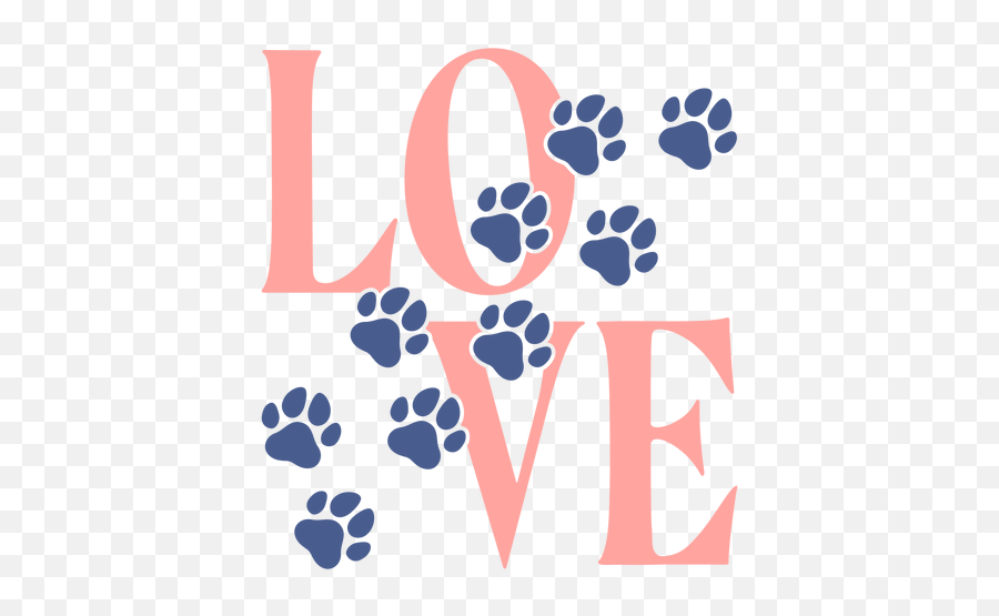 Love Footprints Paws Lettering - Transparent Png U0026 Svg Love Sculpture,Paw Png