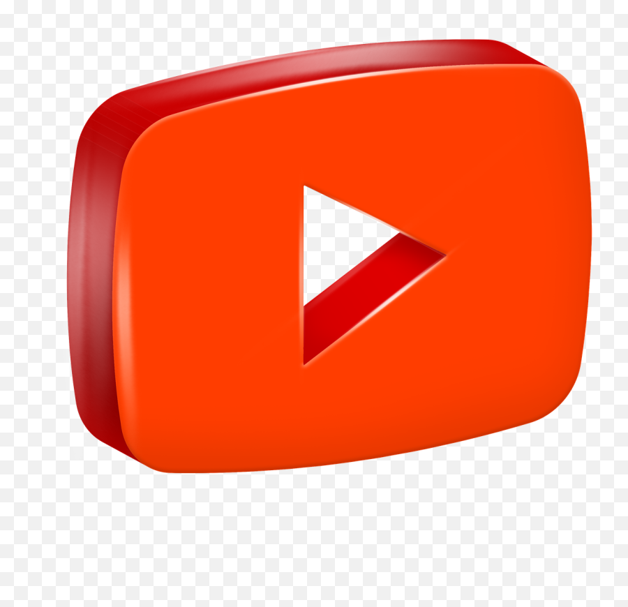 Youtube Yt 3d Youtube Logo 3d Png Youtube Play Button Logo Free 