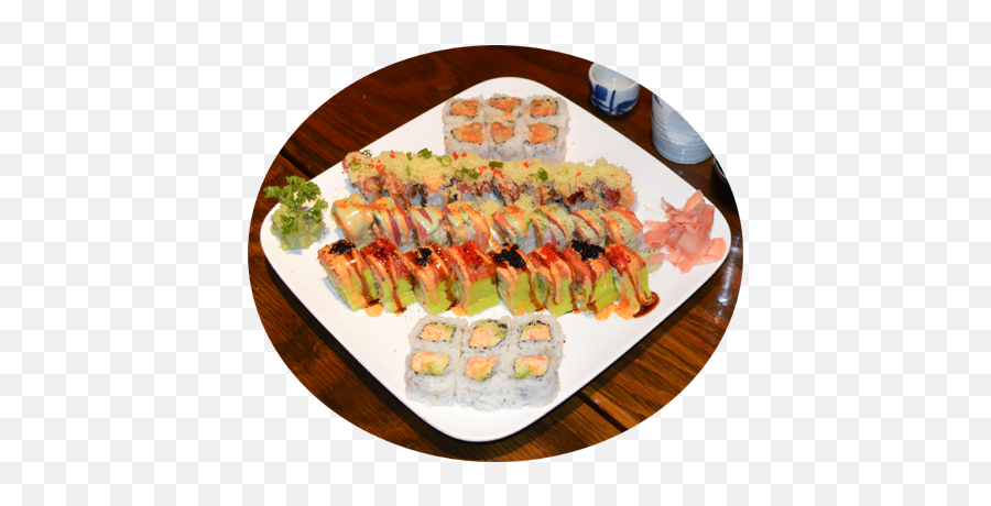 Download Raw Fish Sushi Roll - Little Tokyo Sushi Roll Png,Sushi Roll Png