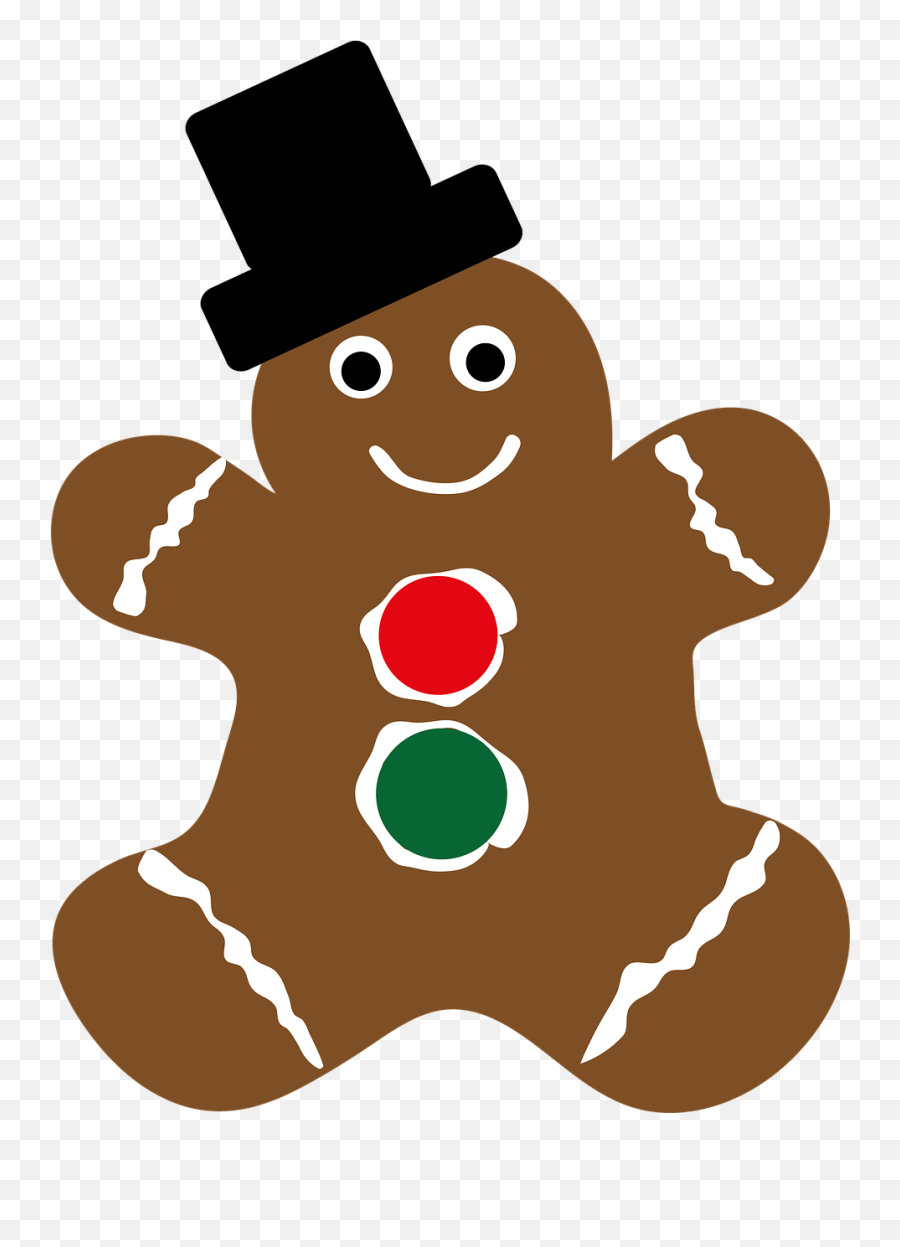 Gingerbread Christmas Cookie - Free Image On Pixabay Dessin Pain D Épice Noël Png,Christmas Cookie Png