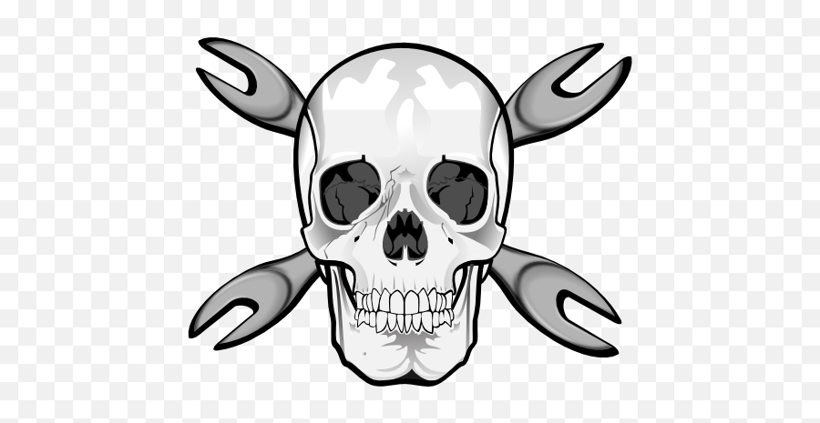Skull With Wrenches Png Clipart - Full Size Clipart 798998 Skull With Military Helmet,Png Skull