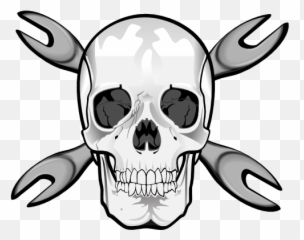 Skull With Wrenches Png Clipart - Full Size Clipart 798998 Skull With Military Helmet,Png Skull