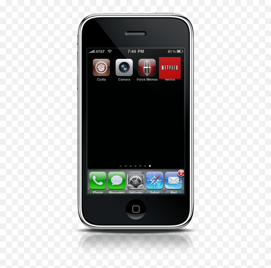 Download Hd Netflix Iphone Icon - 2007 Phones Netflix In App Iphone Png,Iphone Icon