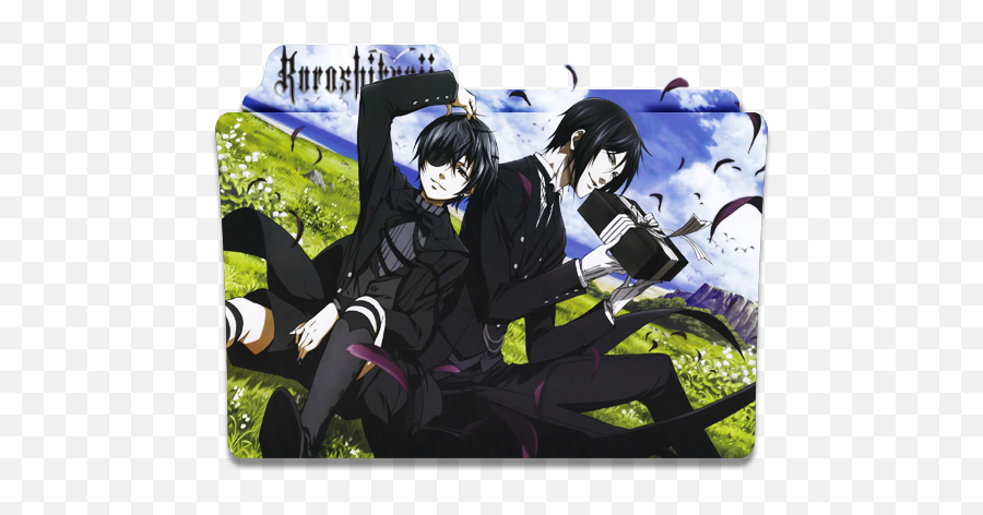 Télécharger Image Black Butler Folder Icon Png Transparent - Black Butler Sebastian And Ciel,Butler Icon