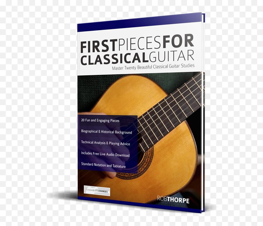 Download First Pieces For Classical Guitar - Acoustic Guitar Intermediate Pieces For Classical Guitar Png,Acoustic Guitar Png