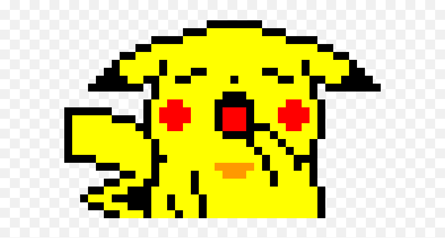 Pikachu Pixel Art - Pikachu Pixel Art Png,Pikachu Png Transparent