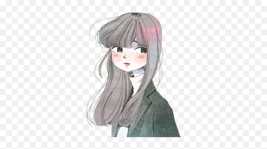 Anime Girl Tumblr Aesthetic - For Women Png,Cute Anime Girl Icon Tumblr