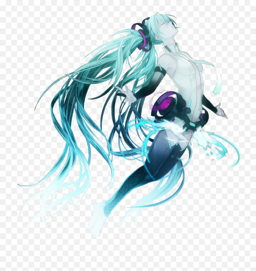 Anime Miku Hatsune Png Download Image Arts - Hatsune Miku Robot Art,Hatsune Miku Append Icon