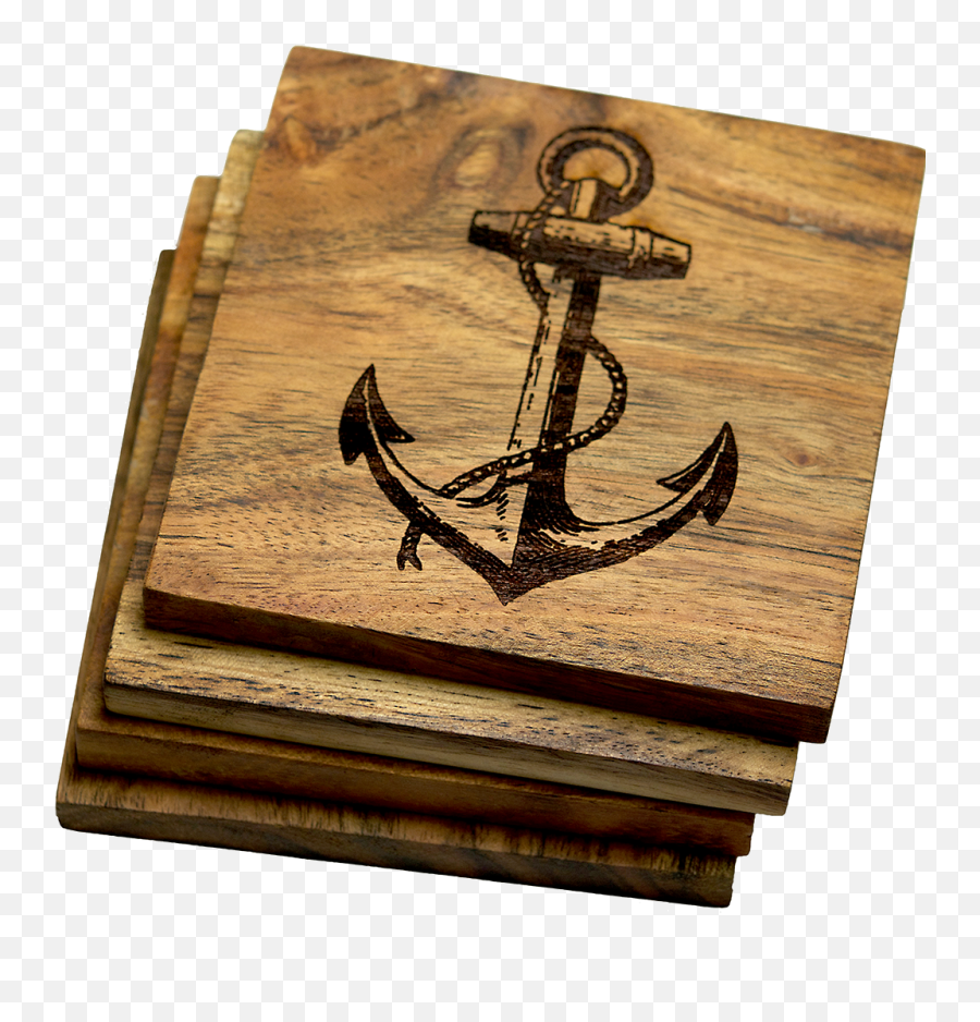 Anchor Coasters Nautical - Antique Png,Us Navy Anchor Icon