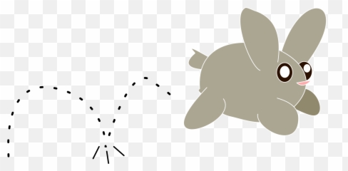 Clip Art Bunny Hops Transparent - Bunny Hop Clipart Png,Hops Png