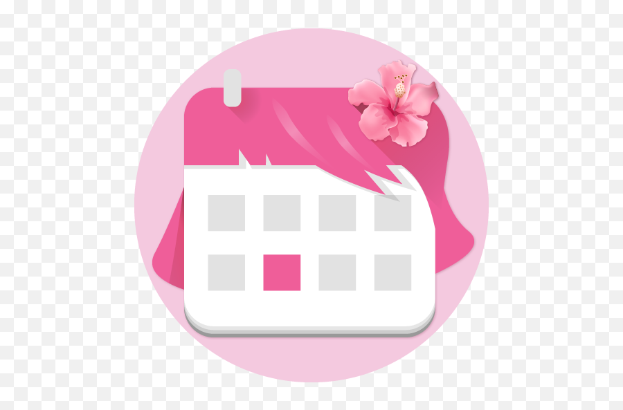 Period Calendar Tracker Ovulation Calculator App Apk 10 - Girly Png,Calendar App Icon
