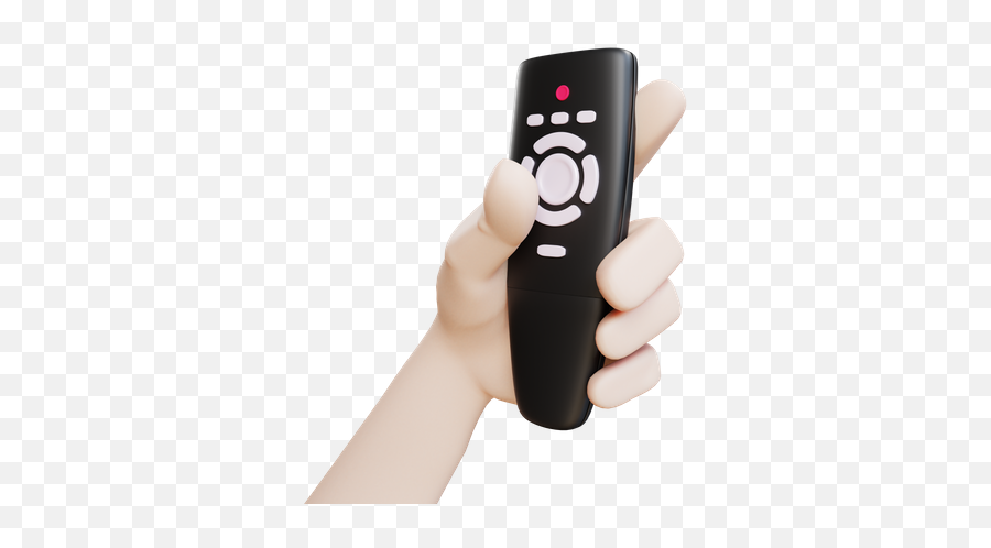 Premium Hand With Tv Remote 3d Illustration Download In Png - Portable,Fob Icon