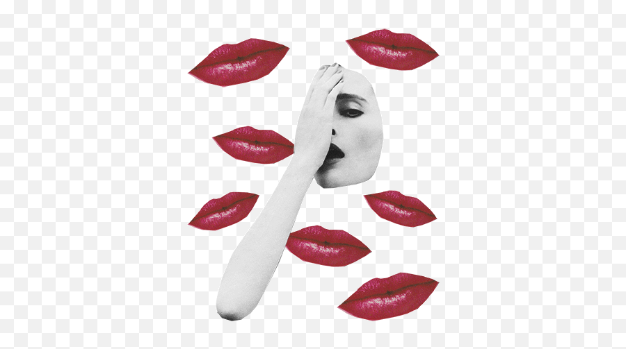 Kiss Lipstick Sticker - Kiss Lipstick Lips Discover Transparent Lips Gif Png,Mac Icon Lipstick