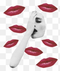 Kiss Lipstick Sticker - Discover Transparent Gif png