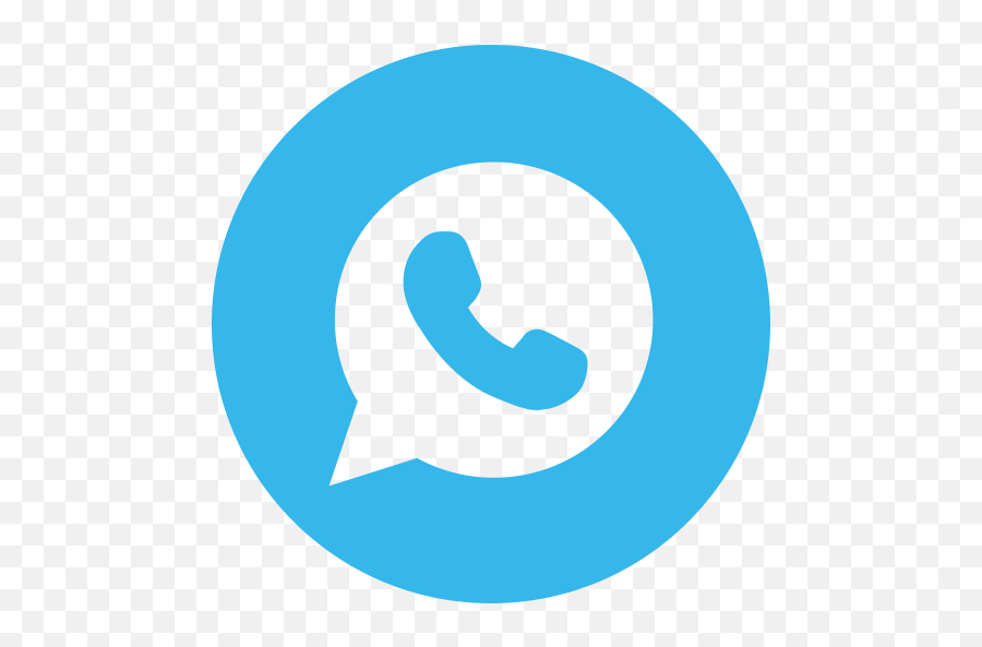 Whatsapp Blue Icon - Twitter Button Png,Whatsapp Icon Png