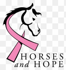 Horses And Hope Logo - Breast Cancer Ribbon png
