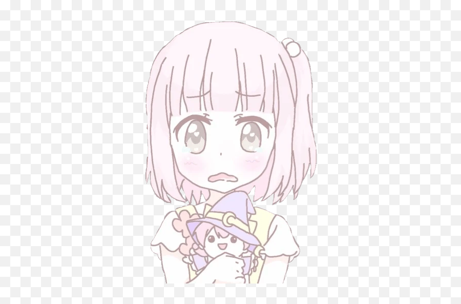 Littlespace - Telegram Sticker English Fictional Character Png,Pastel Anime Girl Icon