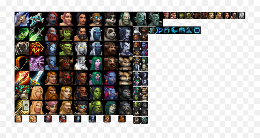 Pc Computer - World Of Warcraft Character Create Icons Warcraft 2 Icons Units Png,Game Master Icon