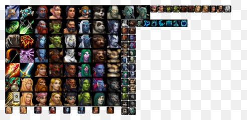 Pc Computer - World Of Warcraft Character Create Icons Warcraft 2 Icons Units Png,Game Master Icon