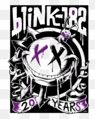 Gif Music Rock Edit Live Era Band Punk Logo Blink 182 Mark - Poster Blink png