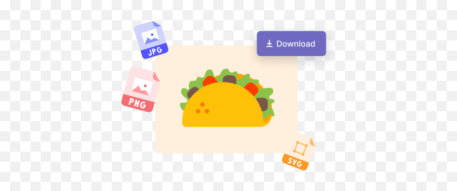 Rotate Svg Online - Free Svg Rotator Tool Cartoon Taco Png,Etsy Icon Collage Svg