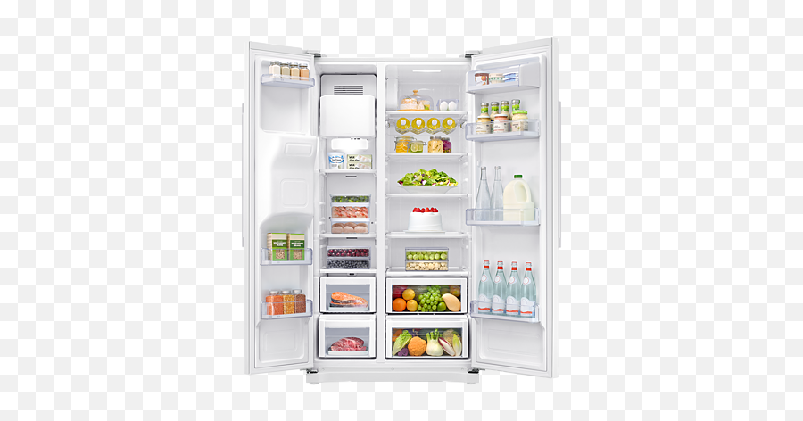 Rs3000 American Style Fridge Freezer With Plumbed Water U0026 Ice - Samsung American Fridge Freezer Spare Parts Png,Samsung Refrigerator Display Icon Meanings