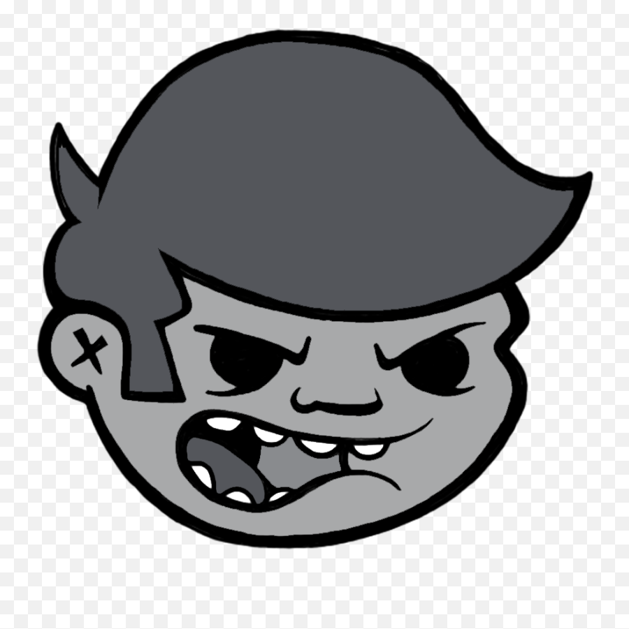 Angry Lad Pin U2014 Therealcornelius - Cartoon Png,Pinhead Png