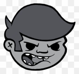 Angry Lad Pin U2014 Therealcornelius - Cartoon Png,Pinhead Png