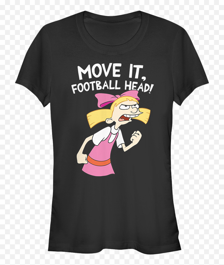 Junior Move It Football Head Hey Arnold Shirt - Helga Hey Arnold Shirt Png,Hey Arnold Png