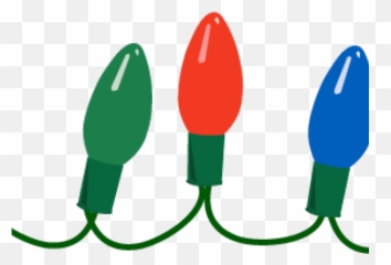 Light Bulb Clipart Border - Christmas Lights Png Transparent Background Vector