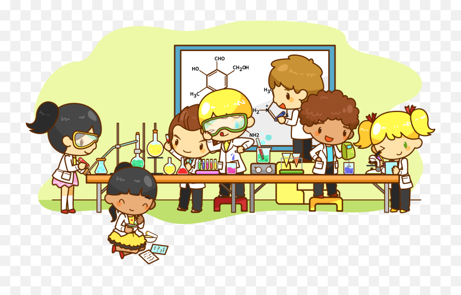 Scientist Clipart Science Project - Students Experiment Clipart Png,Scientist Clipart Png
