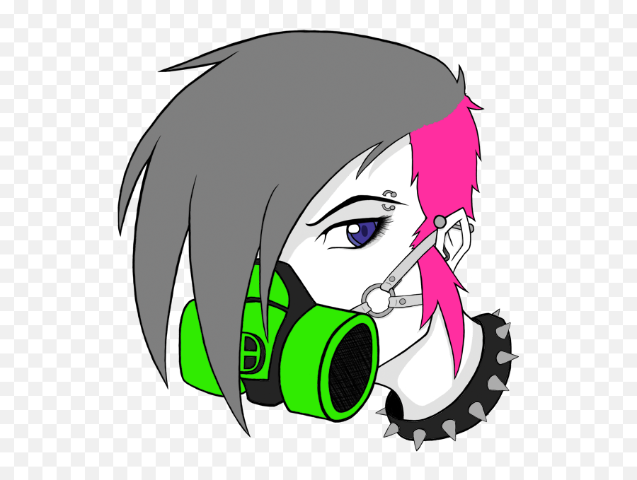 Gas Mask Girl By Wraithdragon - Gas Mask Anime Drawing Mask Gas Anime Drawing Png,Girl Drawing Png