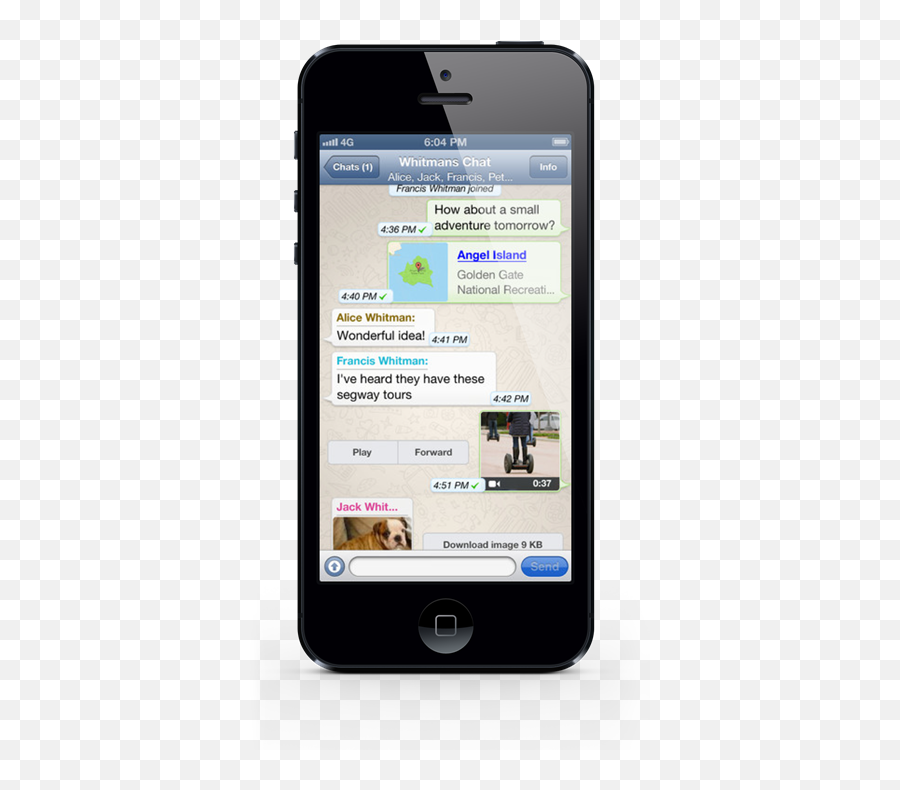 Whatsapp - Iphone5 Whatsapp Sur Iphone 5 Png,Iphone 5 Png