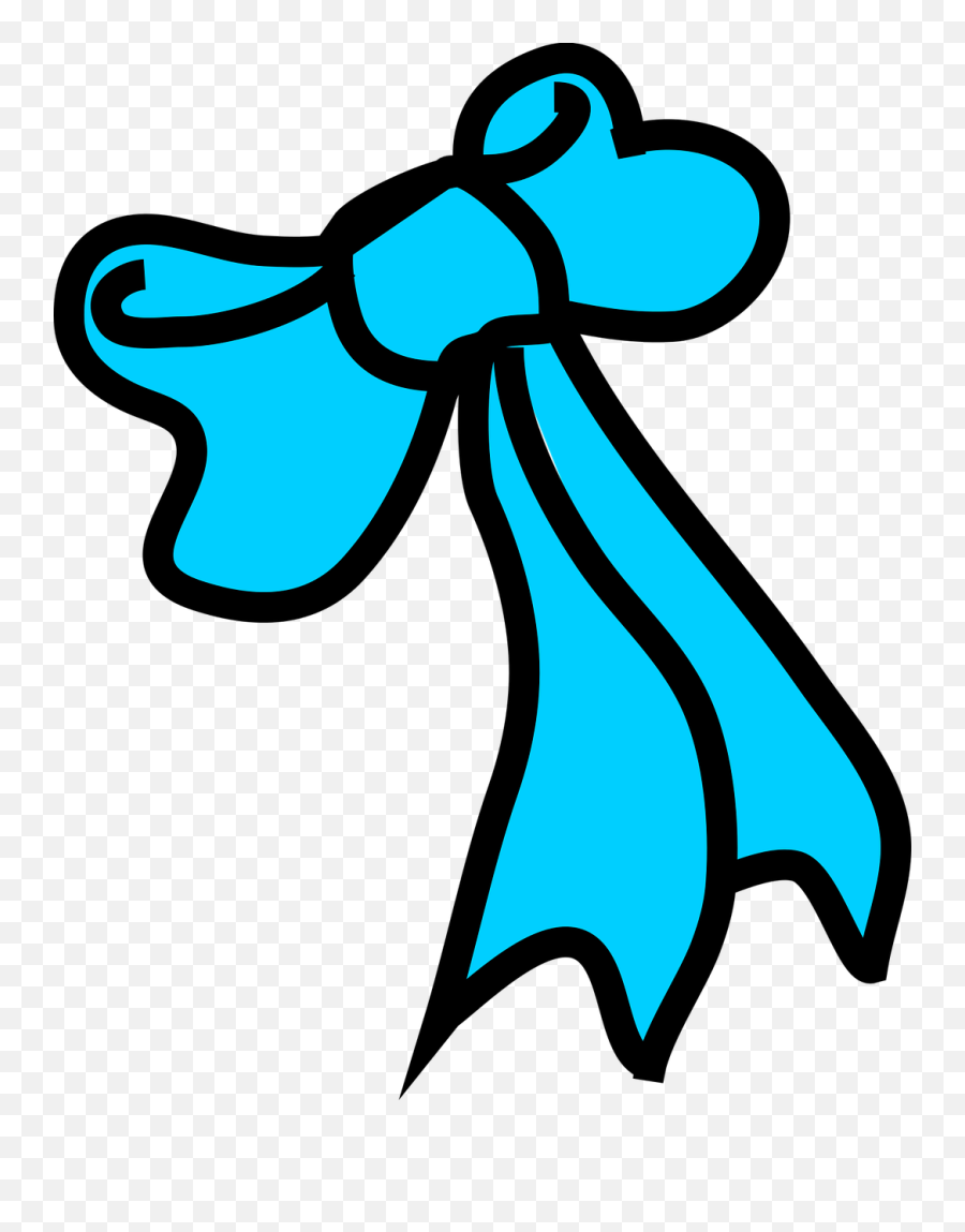 Bow Blue Christmas - Free Vector Graphic On Pixabay Bow Blue Present Png,Holiday Ribbon Png